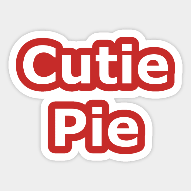 Cutie Pie Sticker by Quarantique